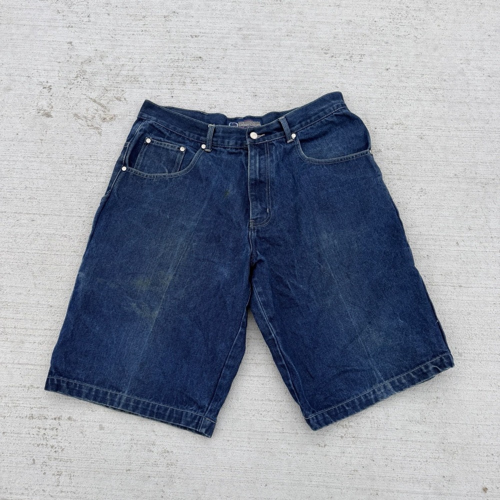 Propain Urban Culture Denim Shorts Mens 38 Blue Baggy Carpenter Jorts Y2K